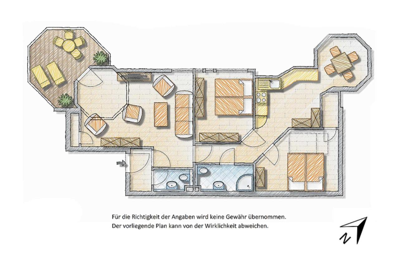 塞巴特黑灵斯多夫Duenen-Residenz B 19公寓 外观 照片